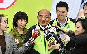 批韓侯合體海報作秀 蘇貞昌：國民黨對台灣人沒有同理心