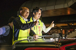 賴蘇連三天合體掃街  賴清德：選前之夜 我還會再來