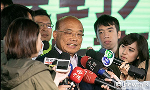 感謝陳菊今晚陪掃街 蘇貞昌：我實在是「揪毌甘」