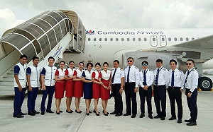 台中機場新航線！柬航21日首航金邊