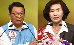 宜蘭政見會》林姿妙低頭猛看稿 陳歐珀：你累了嗎？