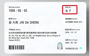 性平意識抬頭！新一代晶片身分證號碼將取消性別欄