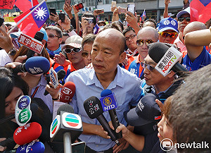 (影)昨晚車隊掃街吵雜、違規 韓國瑜：不是故意的