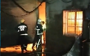 彰化伸港紡織廠凌晨大火 一家7口受傷送醫