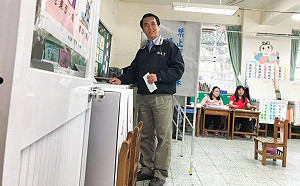 投下神聖一票 陳學聖：希望桃園成為藍營最後一張王牌