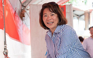 投票日好天氣  黃敏惠：對選情很有信心