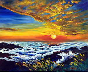 中油員工畫展！書法油畫工藝等作品超吸睛