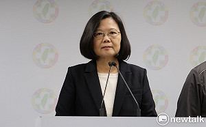 直播》蔡總統11時40分在總統府進行「迴廊談話」