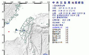 今早連兩震！氣象局：未來可能有規模5餘震