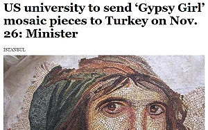 土耳其古文物吉普賽女郎 缺損部位返鄉