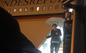 梅克爾空中驚魂1小時  趕赴G20卡在荷蘭上空返航