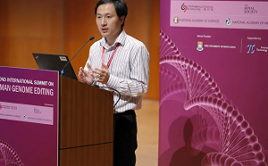 基因編輯修改人類胚胎惹議  賀建奎成時代百大人物負面教材