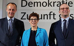 德執政黨7日投票  愛將vs.死對頭搶當梅克爾接班人