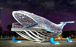 台南新地標！「大魚的祝福」帶你欣賞安平港美景