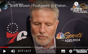 NBA／回應恩比德  布朗教練：他不可能總是能在內線接球(影)