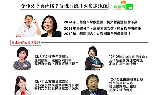 合作、分手、再修復？白綠合作走得下去? (圖)