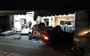 嘉義死亡車禍！轎車失控逆撞雙載騎士 2死2傷