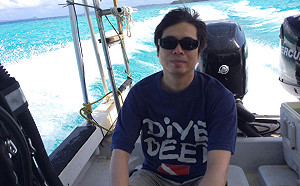 陳其邁潛水喻選後心情 「痛苦會過去美麗會留下」