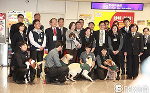 防堵非洲豬瘟侵台　25隻檢疫犬全面戒備