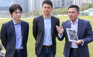 牛仔褲配襯衫  盧秀燕團隊就職服裝亮相