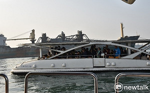 海陸維安總動員！港務警察總隊派警艇全程維護韓國瑜就職