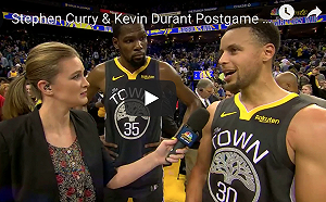 NBA／柯瑞、杜蘭特合轟77分　勇士險勝快艇