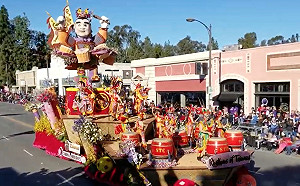 美國玫瑰花車齊爭豔   「台灣之聲」勇奪首獎