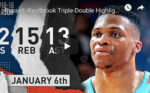 NBA／威少116次大三元白搭　巫師終結雷霆三連勝(影)