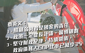 稅收紅利爭議 蔡英文：我是一個堅守財政紀律的總統