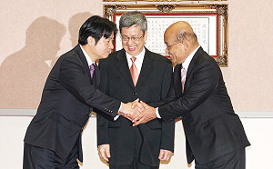 新舊內閣交接   蘇貞昌: 一定在賴清德建立的基礎上接地氣