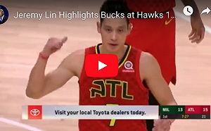 NBA／對決希臘怪胎　老鷹林書豪帶傷上陣仍奪7分(影)