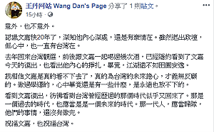 羅文嘉任民進黨秘書長 王丹：相信他真的為台灣未來擔心