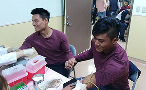 中華職棒／抽血和楊達翔穿情侶裝　王勝偉：我們婚前健檢