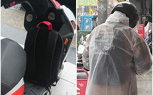 機車上出現陌生包包不要碰！網友遭遇大嘆：人心難測