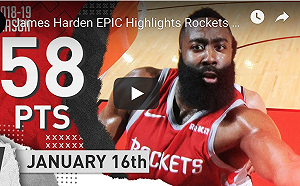 NBA／沒收工就罵髒話　哈登狂奪58分仍輸球(影)