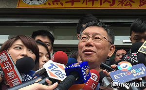 （影）陳思宇團隊未邀陳景峻站台 柯文哲：選舉應自然一點