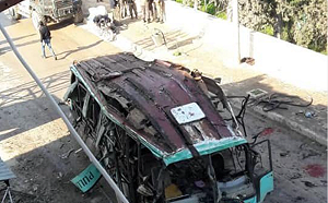 敘利亞巴士爆炸攻擊釀4死  疑有人蓄意在車上放炸彈