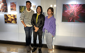 時尚大師黃天仁台中舉辦創作個展  鍾欣怡孫樂欣來探班