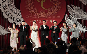 立院「三讀」  蔡總統「公告」  余天二女兒婚宴  府院黨齊認證