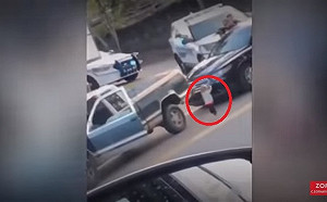 爸媽被捕  美2歲女童爬出車向警方投降影片瘋傳