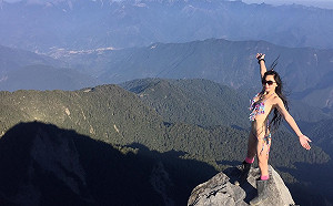 快訊》比基尼登山客遭救難隊尋獲 已無生命跡象