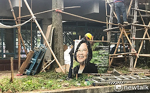 原民團體帳篷遭北市府強拆  議員林穎孟、林亮君到場關切