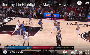 NBA／林書豪近4戰首度得分上雙　老鷹主場不敵魔術(影)