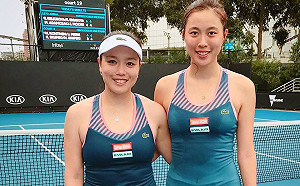 澳網／詹家姊妹不敵美國組合　止步澳網女雙8強(影)