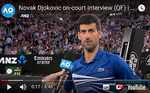 澳網／錦織圭因傷退賽　喬科維奇打進男單4強(影)