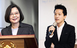 民進黨九合一敗選後 蔡英文今首度為何志偉站台