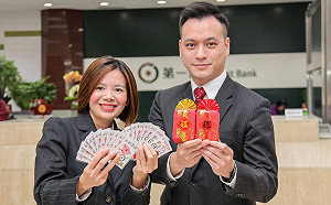 不只進金庫　銀行送發財金、錢母　還到3大財神廟過香爐