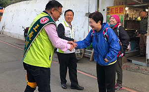 台中立委補選》投票前一天 王義川宣誓守護捷運綠線延大坑