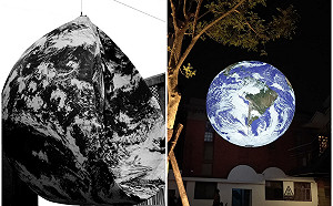 網美哭哭！新竹超夯打卡點「漂浮地球」 抵不過風大拆了