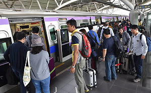 桃園機捷4/6至6/14調班距  離峰直達車30分鐘一班